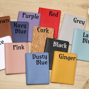 Passport Holder Personalized,personalized Leather Passport Cover ...