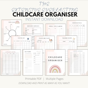 Childcare organiser planner