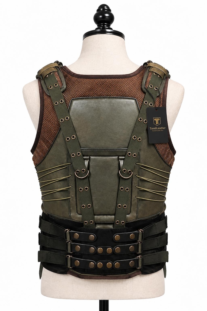 Tom Hardy Bane Tactical Vest | Leather Military Cosplay Costume ...