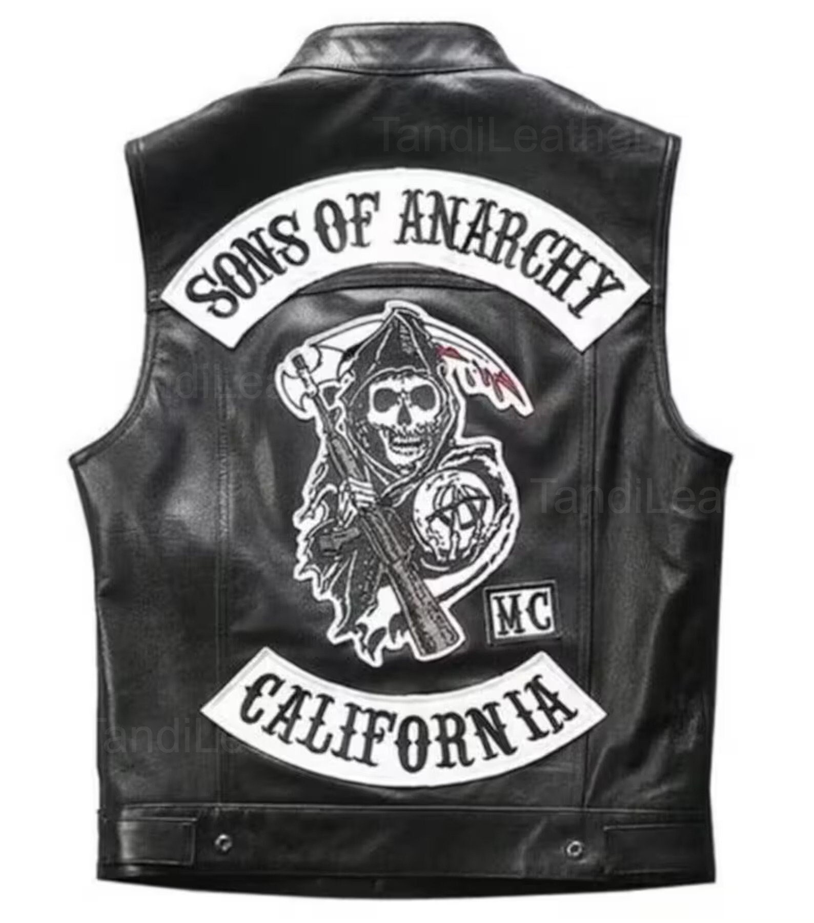 TODDLERS OF ANARCHY Leather Vest and Patch Set, Sons of Anarchy