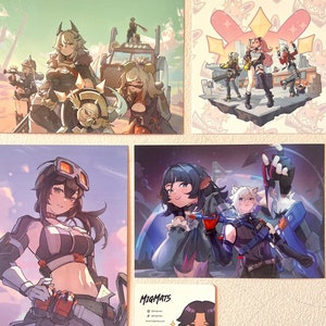 Zenless Zone Zero Prints - Sons of Calydon, Cunning Hares, Jane & Seth, Grace