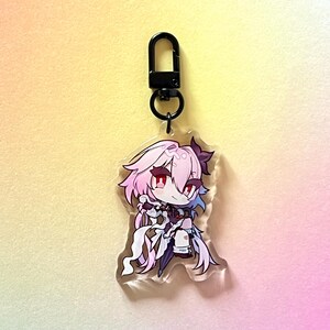 Amuletos de Amphoreus de Honkai Star Rail: Aglaea, Anaxa, Castorice, Cyrene, Dan Heng, Evernight, Mydei, Phainon, Tribbie - Llaveros acrílicos Evernight