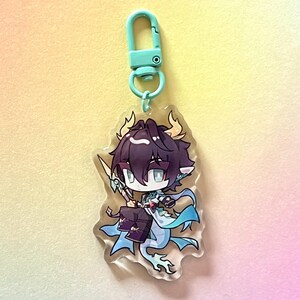 Amuletos de Amphoreus de Honkai Star Rail: Aglaea, Anaxa, Castorice, Cyrene, Dan Heng, Evernight, Mydei, Phainon, Tribbie - Llaveros acrílicos Dan Heng PT