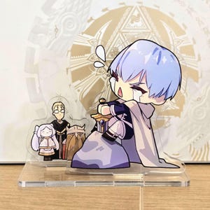 Himmel Chibi 7.5cm Acrylic Standee ft. Frieren, Heiter and Eisen