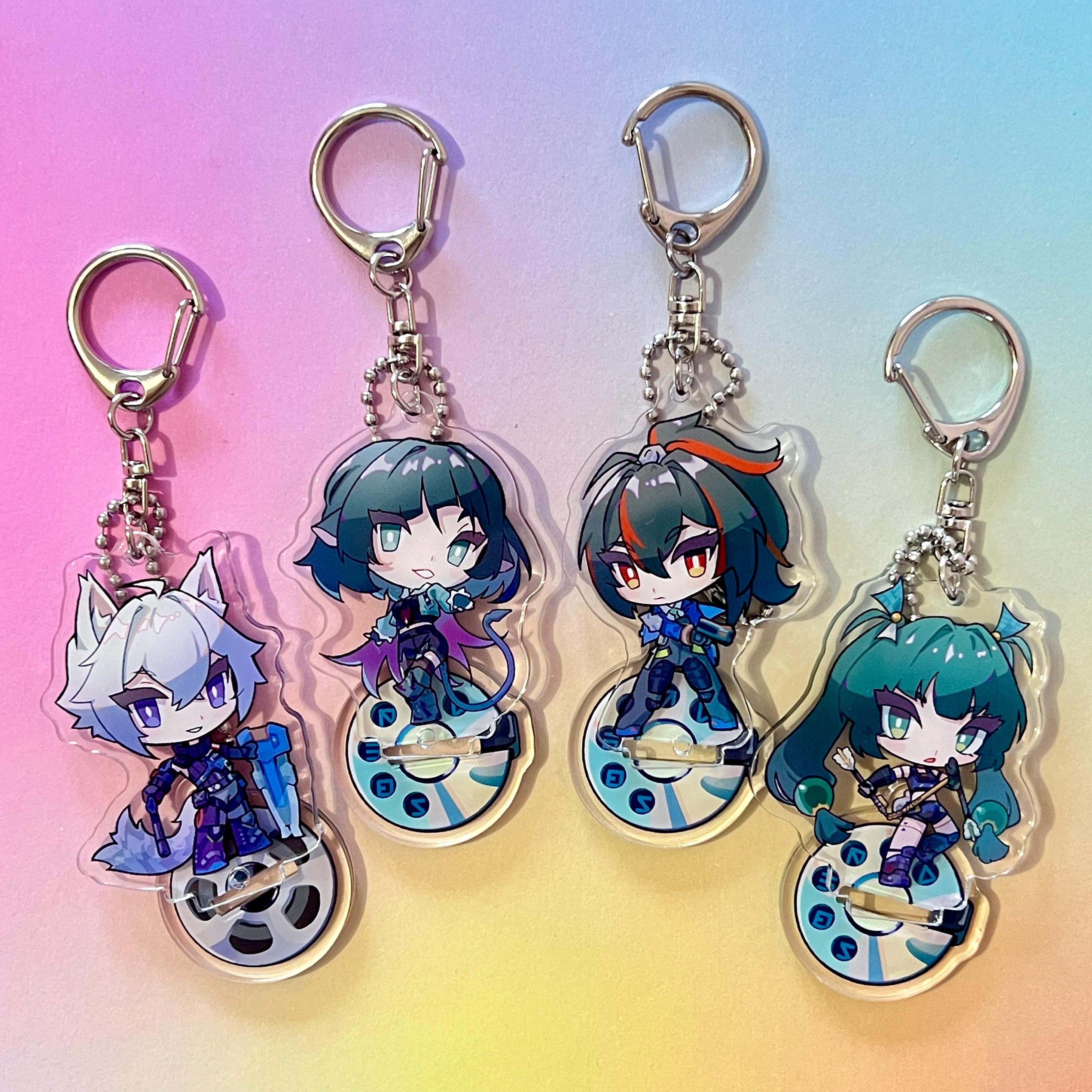 【chinatsu】目黒グッズまとめ Zenless Zone Zero - Acrylic Charms - Jane Doe, Seth, Zhuyuan