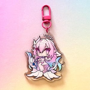 Amuletos de Amphoreus de Honkai Star Rail: Aglaea, Anaxa, Castorice, Cyrene, Dan Heng, Evernight, Mydei, Phainon, Tribbie - Llaveros acrílicos Cyrene