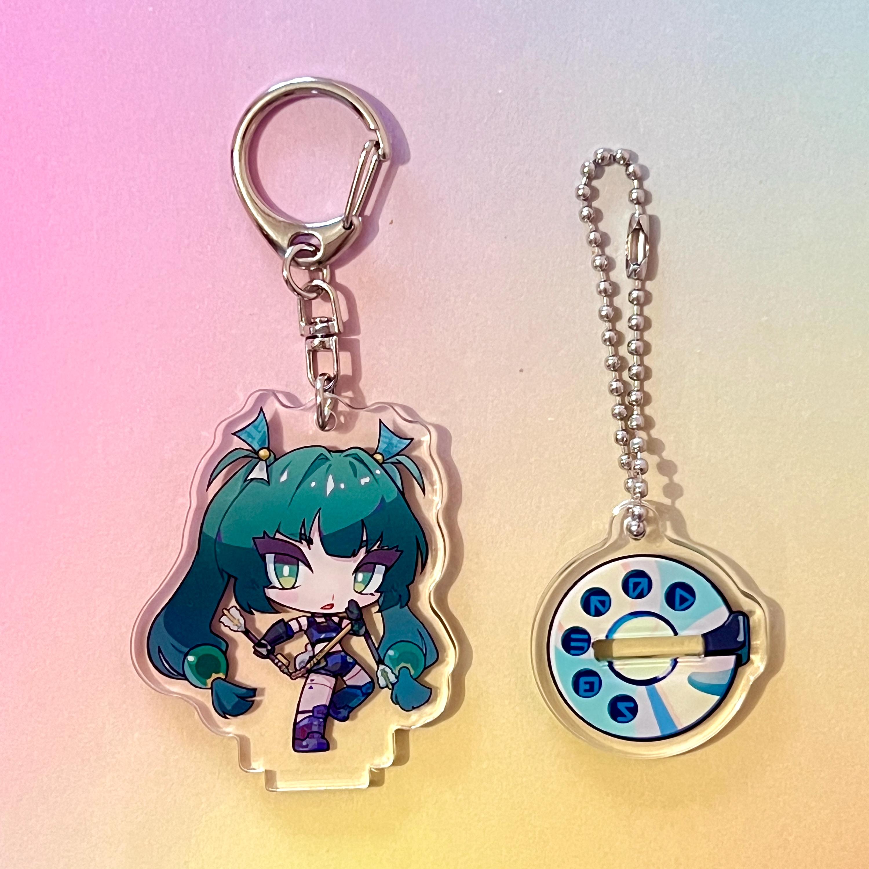 Zenless Zone Zero - Acrylic Charms - Jane Doe, Seth, Zhuyuan