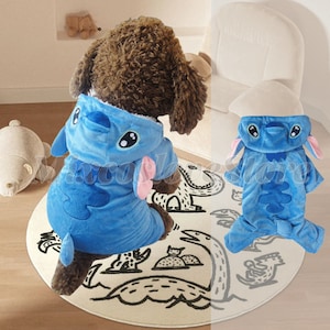 Halloween Cute Stitch Pet Cosplay Costume, Dog & Cat Handmade Pet Cloth, Pet Love Birthday Gifts