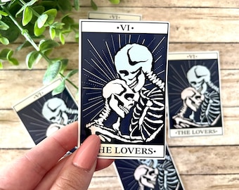 The lovers sticker / The lovers tarot/ Tarot card sticker/ Witchy sticker/ tarot sticker/ water resistant sticker/ Reading Stickers