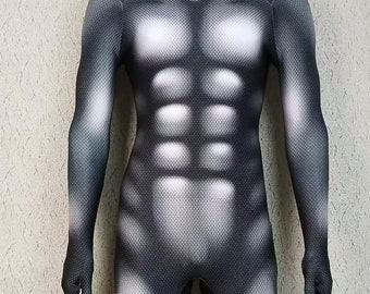 Custom Cosplay Costume,Cosplay Black Legacy Jumpsuit for Men,Costume Cosplay Suit Handmade