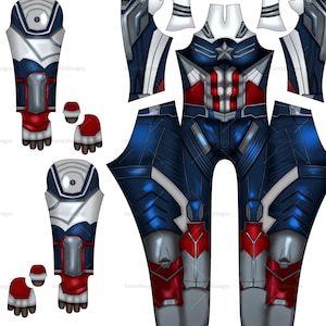Tuta Cosplay personalizzata su commissione, costume cosplay di Sam Wilson, tuta fatta a mano, vestito personalizzato per film
