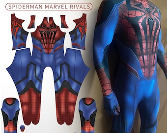Custom Cosplay Jumpsuit Costume Commission Service,Cosplay Spider-Man Rivals,Full Bodysuit with Headgear,Fans of Spider-Men