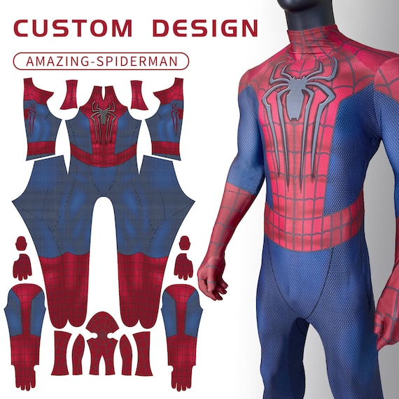 アメイジングスパイダーマン　服 カスタムコスプレジャンプスーツコスチューム委託サービス、コスプレ