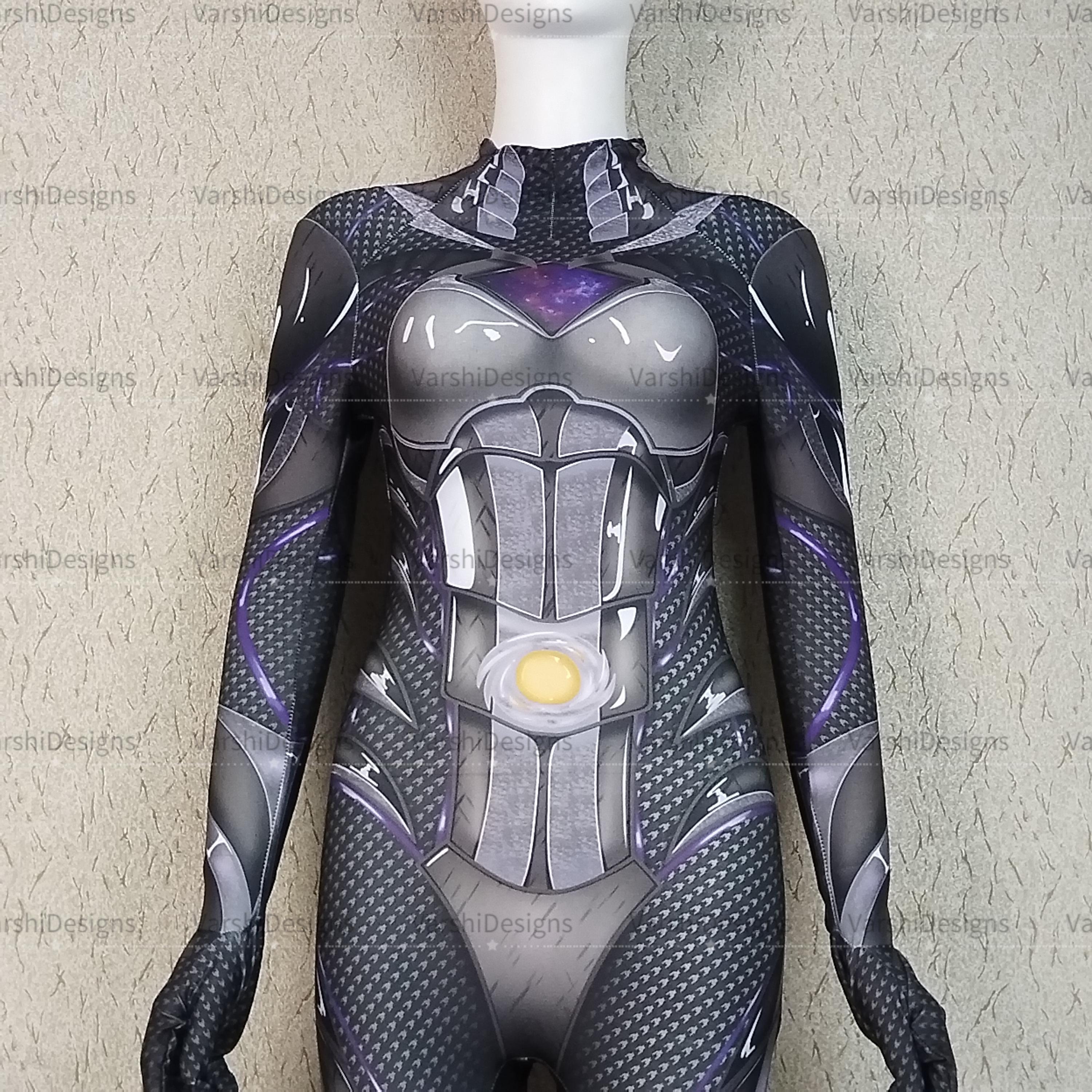 Female Ranger Cosplay Custom Female Black Rangers Amromed Costume Cosplay Bodysuit ...