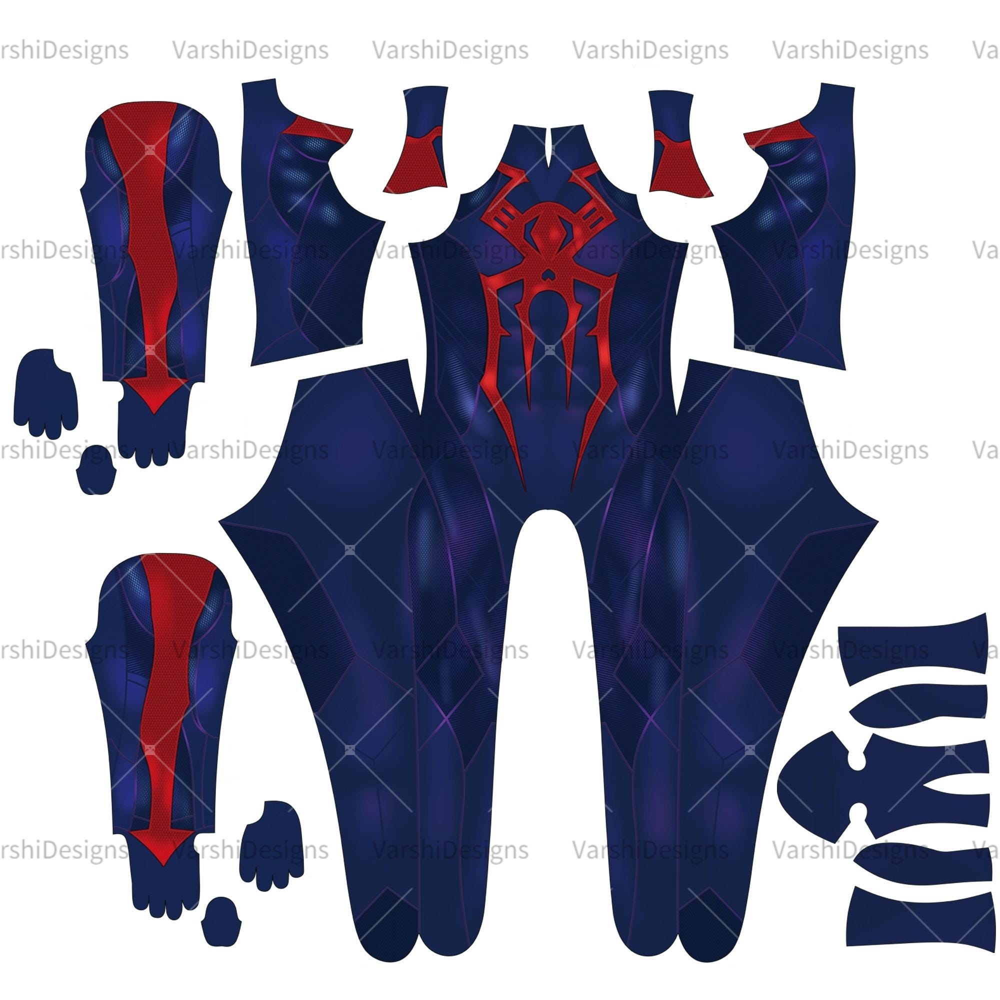 スパイダーマン2099 コスプレジャンプスーツコスチューム - Etsy 日本