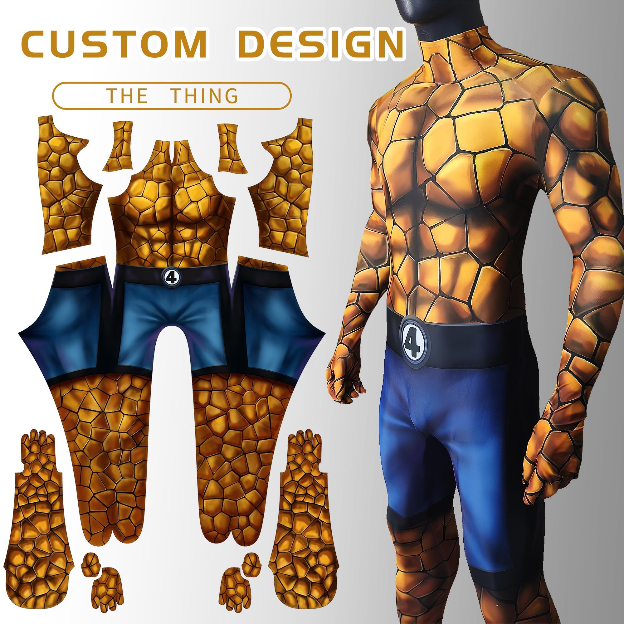 ファンタスティックフォー スーツ風ジャケット Fantastic four cosplay - Etsy 日本
