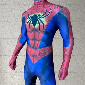 Radoactive Spider-man Custom Cosplay Jumpsuit Costume Commission Service,Cosplay Spider-Man,Full Bodysuit with Headgear,Fans of Spider-Men