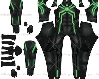 Custom Spidersona Cosplay Jumpsuit, Stealth Spider Suit Commission