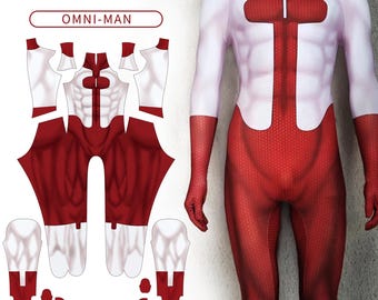 Mono de cosplay de Omni-Man hecho a mano, mono personalizado por encargo