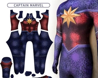 Custom Captain Cosplay Bodysuit, Party Show Jumpsuit