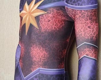 Party Show Personalized Onesies,Custom Cosplay Costume,Custom Digital Printing Bodysuit,Cosplay Captain for Women