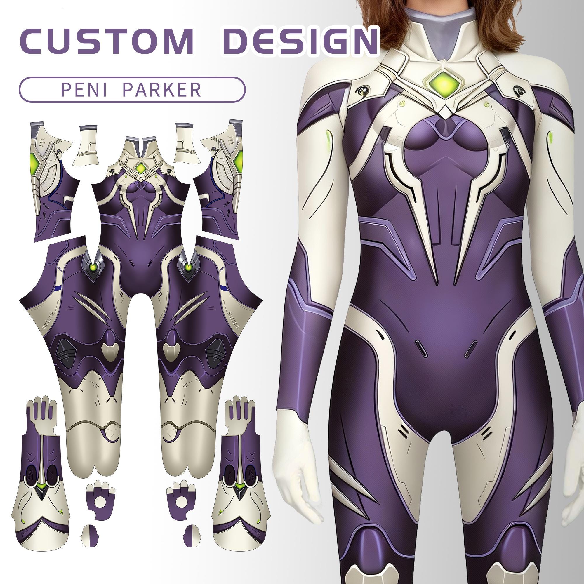 Custom Peni Parker Cosplay Jumpsuit, Adult Costume Commission - Etsy