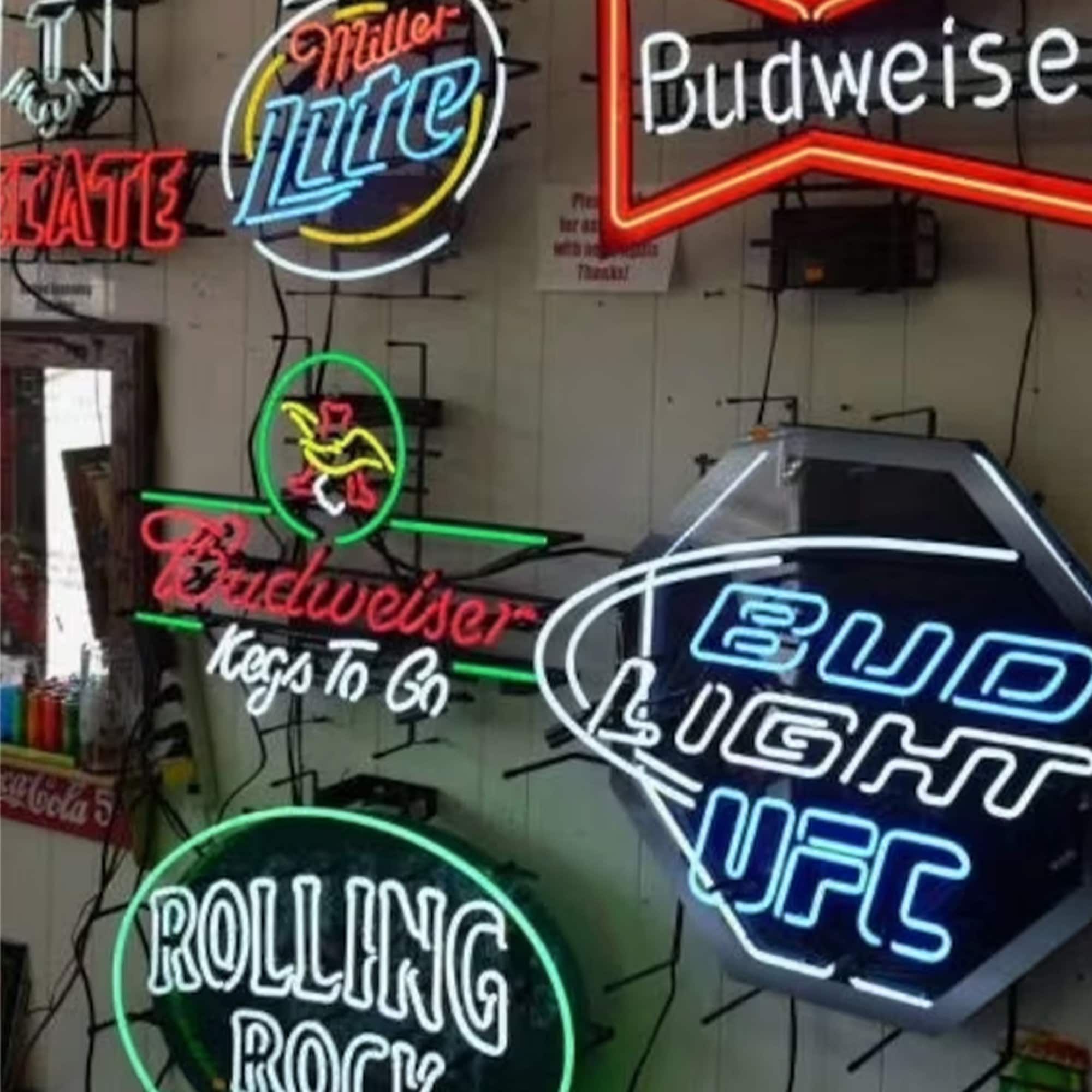 Urby cardinal busch beer Neon Light Sign Beer Bar Pub Real Glass 17''x13''!  NA26 