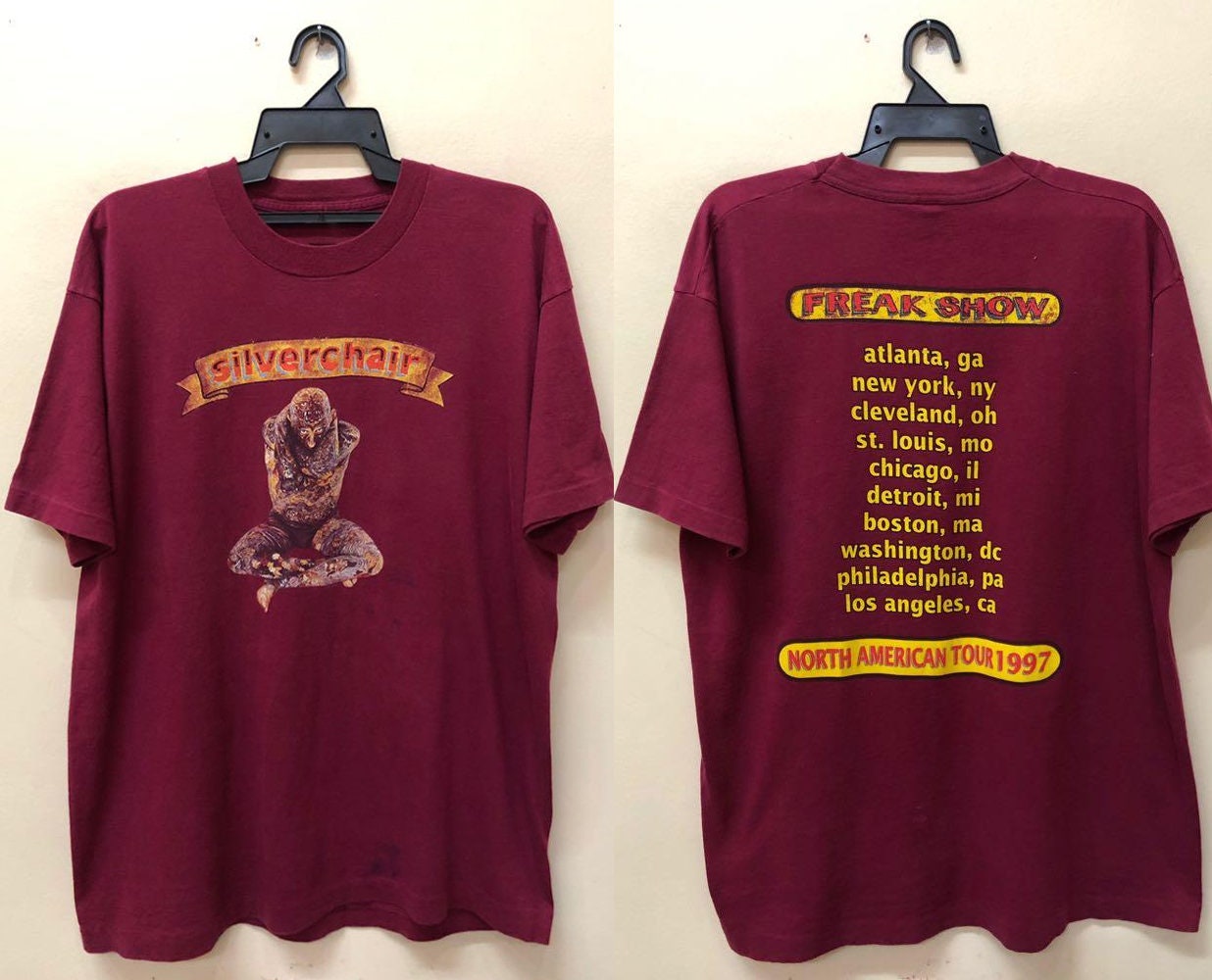 Vintage Silverchair Freak Show American Tour 1997 T-Shirt