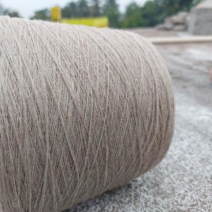3 lb Lea 40 Flax Linen Yarn Cone: Natural Undyed Weaving, Knitting, Crochet