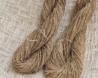 Himalayan Handspun Hemp Yarn Natural Eco-Friendly Sustainable Textile Slow Fashion Weaving & Knitting