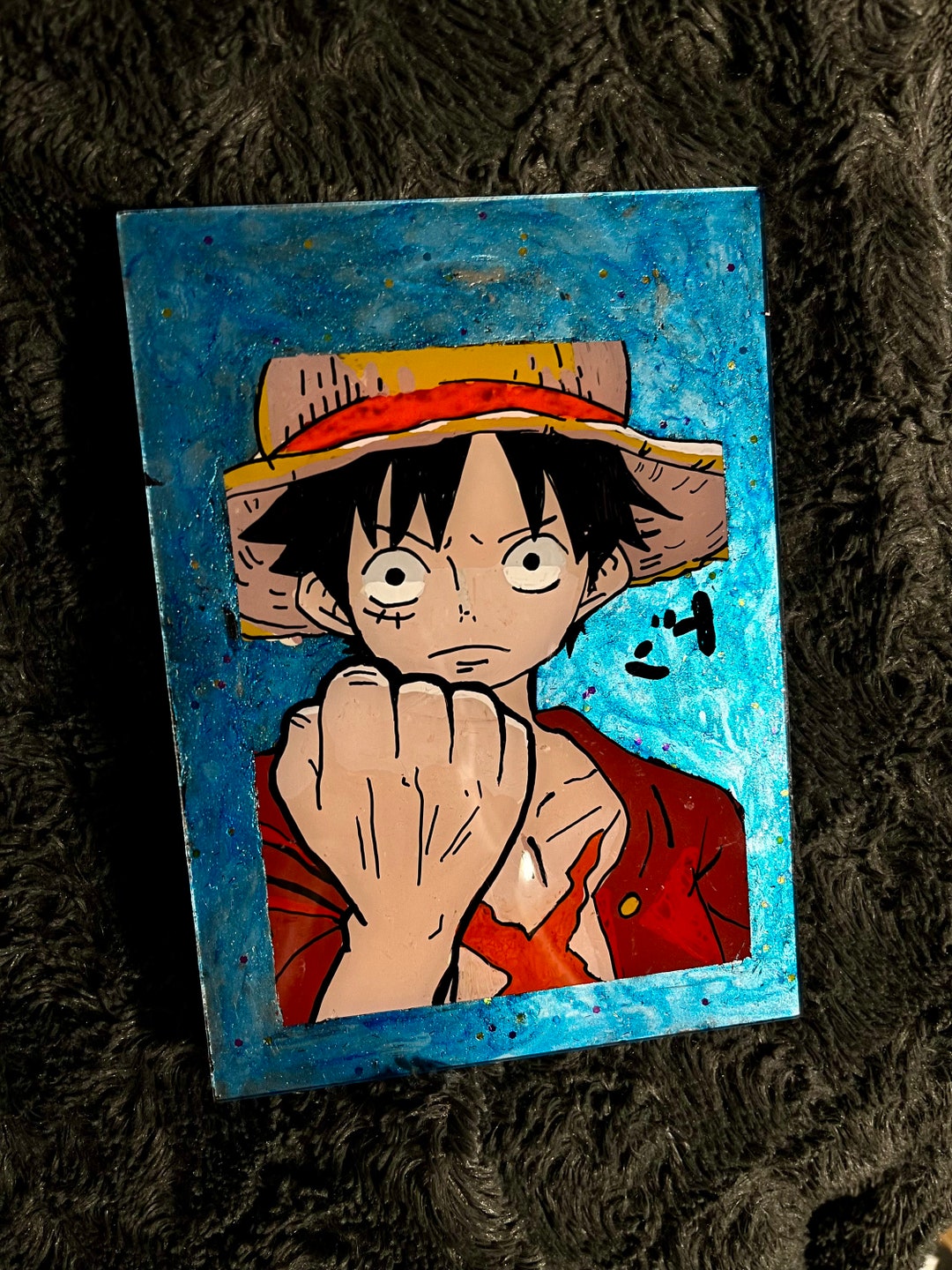 One Piece Glass Painting Etsy