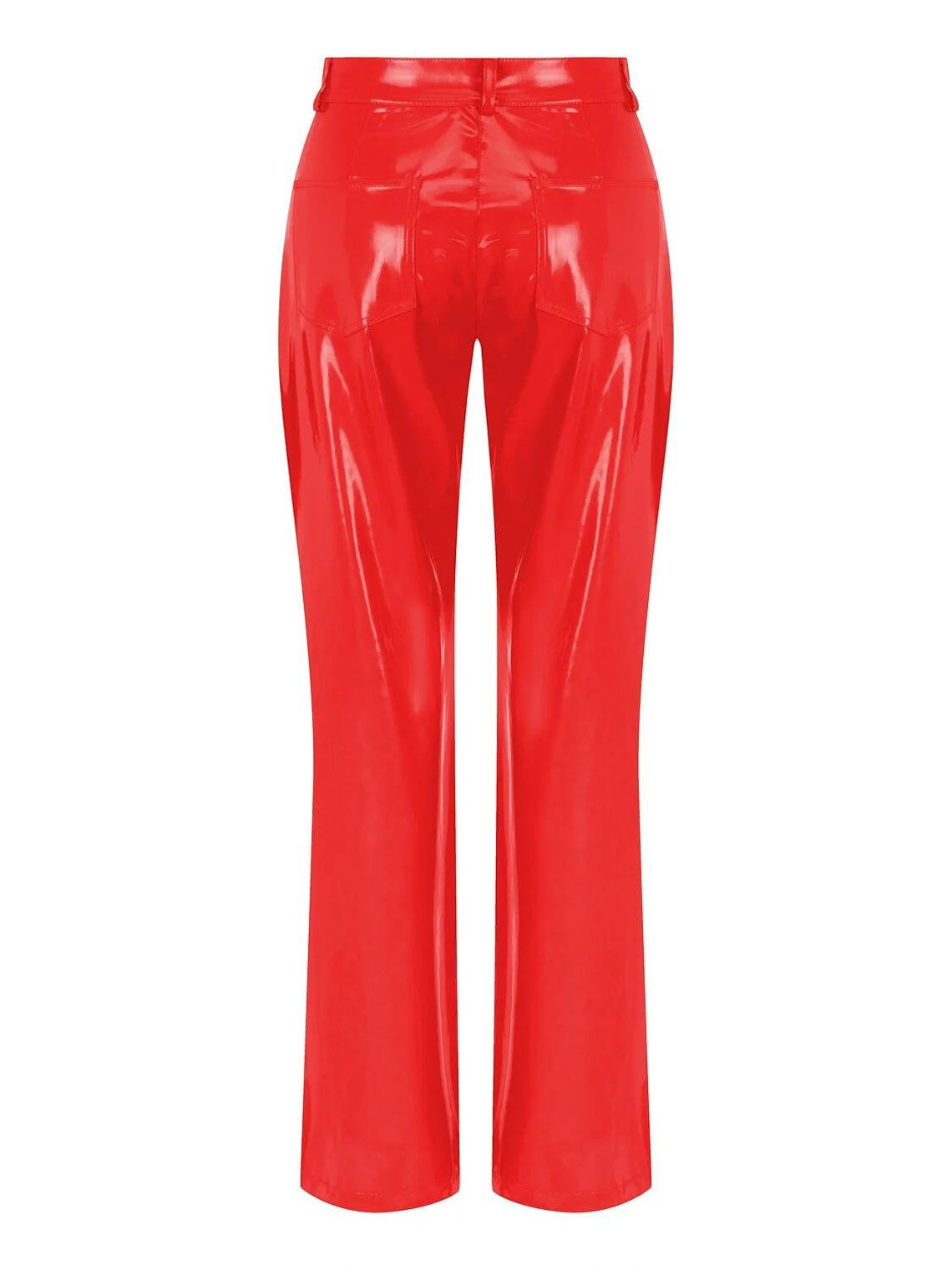 Faux Patent Leather Pants Womens Pants Shiny Leather Pants Etsy