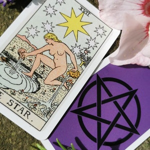 Tarotkarte "Der Stern" Tarot Erfolg Neuanfang Glücksbringer
