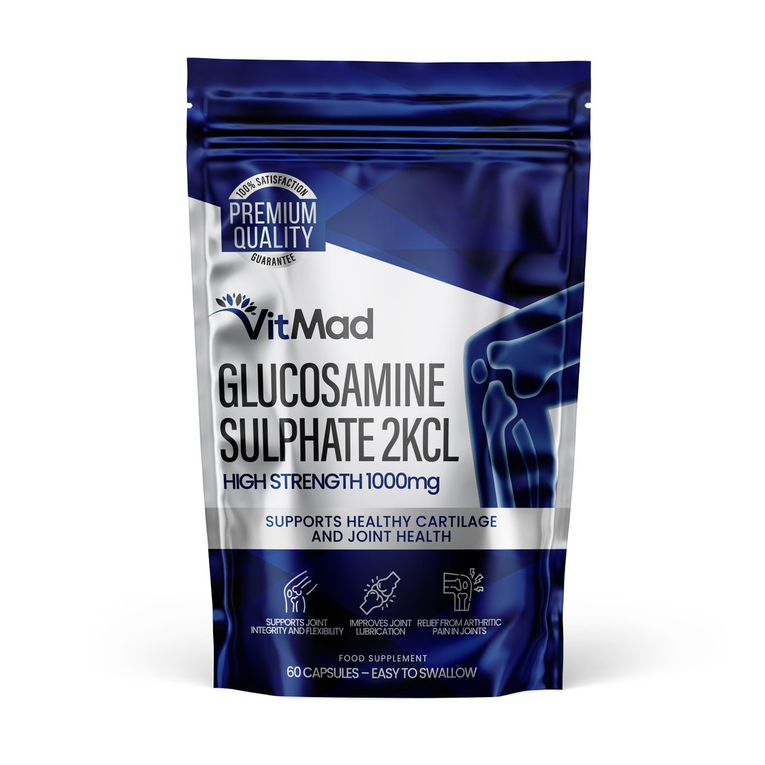 Glucosamine Sulphate 2kcl 1000mg 60 Capsules Joint Relief / Bone
