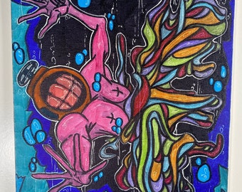 Fish Out Of Water Canvas