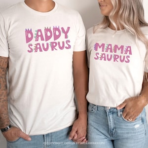 Three Rex Birthday Shirts, Family Matching 3rd Birthday T-shirts, Dinosaur Third Birthday Party Tee, Three Rex Girl Outfit, Mamasaurus Shirt