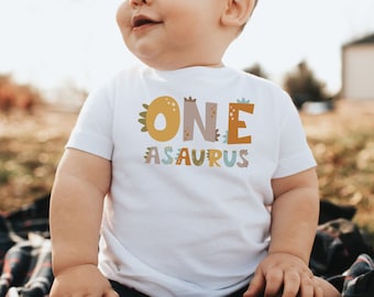 Oneasaurus 1st Birthday T-Shirt, Dinosaur Family Matching Shirt