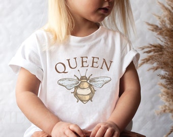 Queen Bee 1st Birthday Shirt, Family Matching Bee T-Shirts