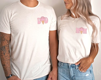 Ice Cream Sweet One Birthday T-Shirt, Family Matching Tee