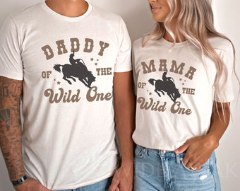 Wild One Western 1st Birthday Shirt, Cowboy Family Matching Tee