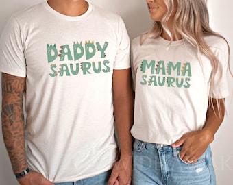 2 Rex Birthday Shirts, Family Matching 2nd Birthday T-shirts, Dinosaur Second Birthday Party Tee, Two Rex Boy Outfit, Mamasaurus Shirt