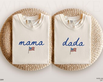 4th of July Matching Family T-Shirts, Independence Day 1st Birthday Outfit, Comfort Colors®