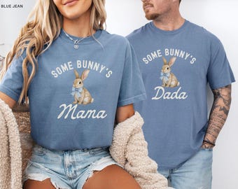 Some Bunny is One First Birthday Matching Family Shirts, Easter Bunny 1st Birthday T-shirt, Comfort Colors® Adult Tee