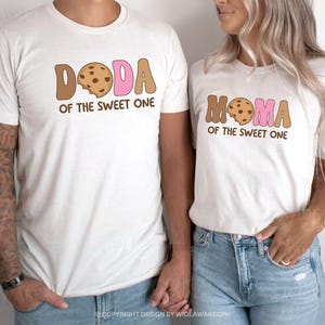 Cookies and Milk Sweet One 1st Birthday Party Shirts, Sweet One Family Matching First Birthday Tshirt, Milk and Cookie Theme Birthday Tee