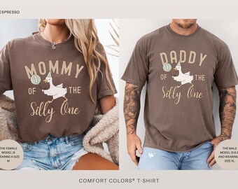 Silly Goose 1st Birthday Family Shirts, Green Goose Party T-shirt