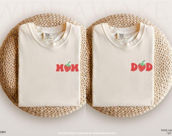 Strawberry First Birthday Matching T-Shirts, Berry Sweet Party, Comfort Colors®