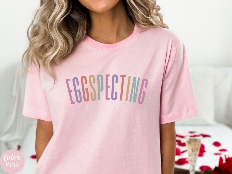 Easter Pregnancy Announcement Shirt Eggspecting Tshirt Etsy