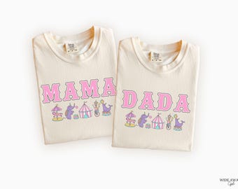 Circus Matching Family 1st Birthday Shirts, Circus Kids T-shirt, Personalized Circus Tee, My First Birthday Outfit, Custom Circus Shirts