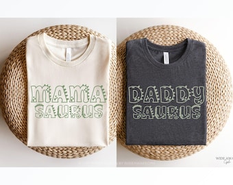 Three Rex Birthday Shirts, Dinosaur 3rd Birthday Matching Family Tees