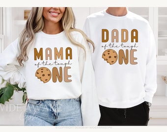 One Tough Cookie 1st Birthday Family Matching Sweatshirts